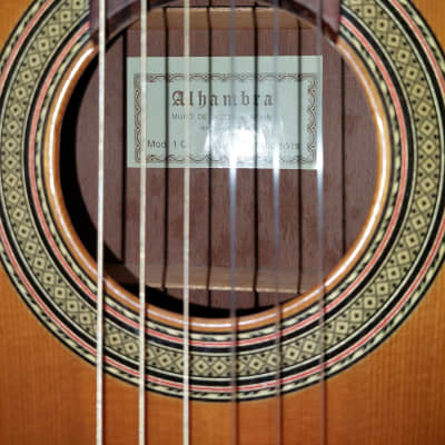 Alhambra 1C Classical Guitar - 2nd Price Reduction  ! image 4