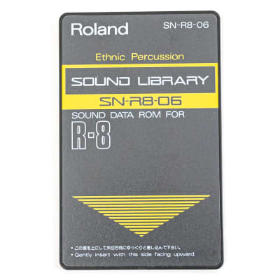 Roland SN-R8-06 Ethnic Percussion Sound Library Data ROM for R-8