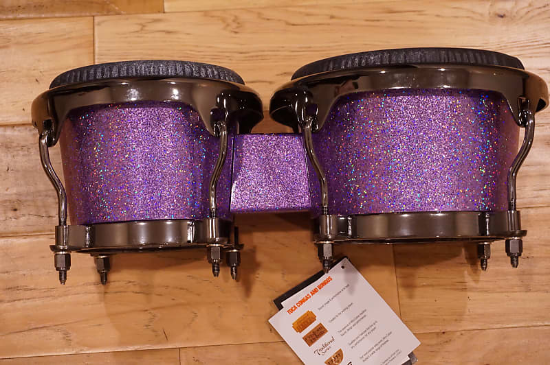 Toca 5100-FPS Jimmie Morales Signature Bongo Set in Purple Toca 5100-FPS Jimmie Morales Signature Bongo Set in Purple