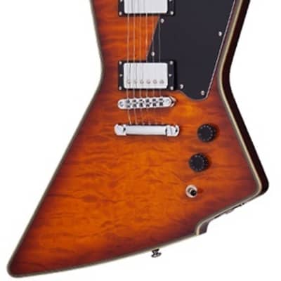 Schecter E-1 Custom Special Edition Electric Guitar - Vintage Sunburst image 1