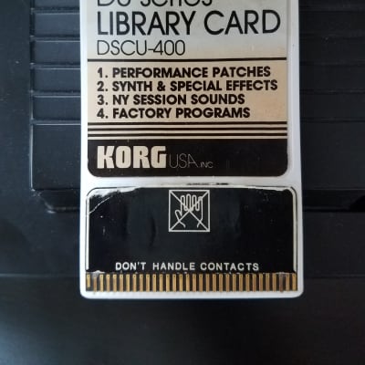 Korg DS-8, DSCU-400 Library card, KORG PS-1 pedal image 5