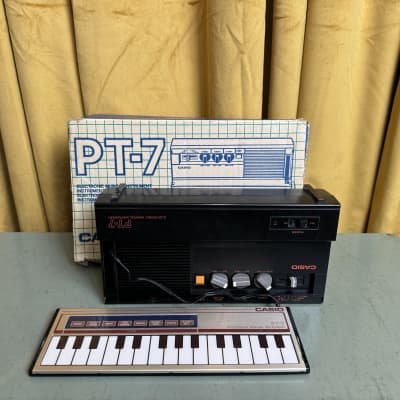 Casio PT-7 Keyboard and drum machine 1980s