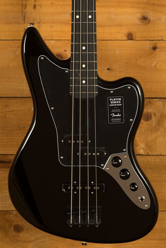 Fender Limited Edition Jaguar Bass Ebony Black Reverb