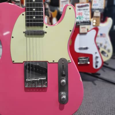 Tokai Legacy Series TL Style 'Relic' Electric Guitar in Pink image 3