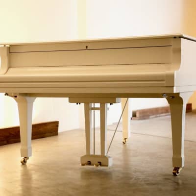 1978 Yamaha C7 Semi-Concert Grand Piano in Rare Polished White Vintage Original Professional Orchestral Concert Piano Hamamatsu Japan Factory image 4
