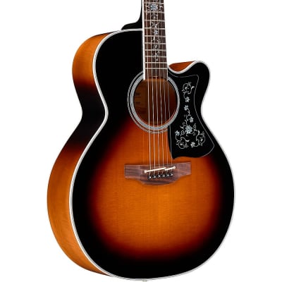 Takamine EF450C Thermal Top Acoustic-Electric Guitar Brown Sunburst for sale