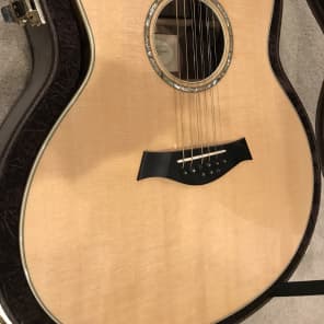Taylor Custom 9 string Acoustic Electric - Grafted walnut image 16