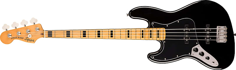 SQUIER - Classic Vibe 70s Jazz Bass Left-Handed  Maple Fingerboard  Black - 0374545506 image 1