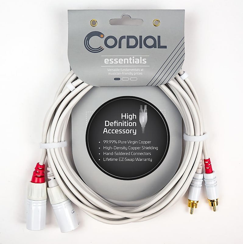 Cordial CFU 3 PR Câble double jack 3 m