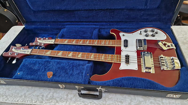 1981 Rickenbacker 4080 6/4 Double Neck 4001 Bass 480 Guitar