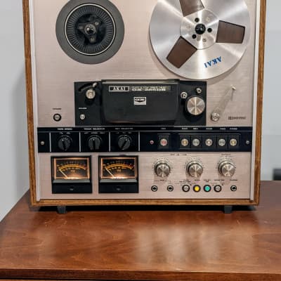 Teac A-3440 10.5 4-Channel Reel Tape Recorder. Extensively serviced.  Re-lapped Heads. Solid Oak custom side panels.