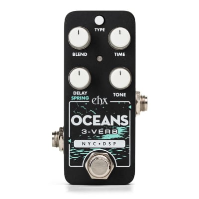 New Electro-Harmonix EHX Pico Oceans 3-Verb Multi-function Reverb Guitar Effects Pedal image 1