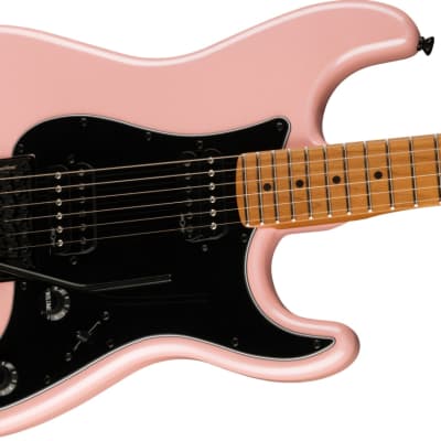 Squier Contemporary Stratocaster HH FR, Roasted Maple FB, Shell Pink Pearl image 4