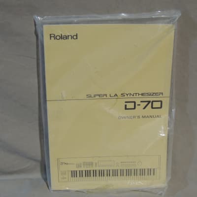 Roland D-70 Original Owners Manual new old stock [Three Wave Music]