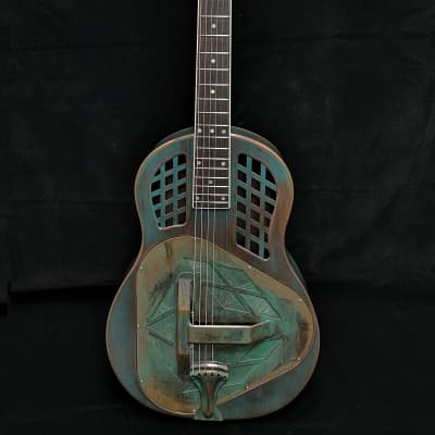 Tricone Resonator Guitar - Relic Brass Body for sale