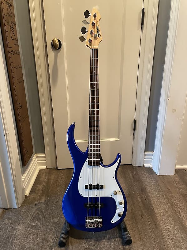 Peavey Milestone III 4-String Bass - Blue | Reverb