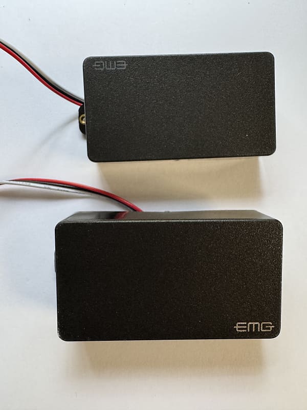 EMG 81 and 60 active humbucker pickup set with wiring | Reverb