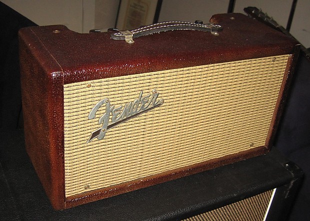 Vintage First Year 1961 Fender 6g15 Stand Alone Reverb Amp Used Works Great