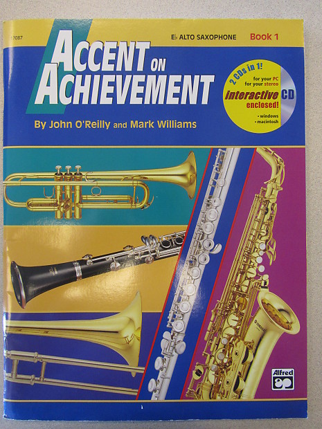 Alfred 00-17087 Accent on Achievement - E-flat Alto Saxophone (Book 1) image 1