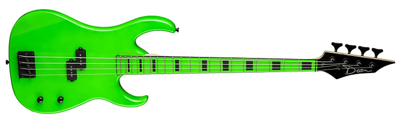 Dean Custom Zone Nuclear Green 4-String Electric Bass new CZONE BASS NG image 1