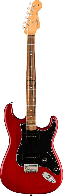 Fender Noventa Stratocaster 2021 - Present - Crimson Red Transparent (Serial # MX21099424  ) Floor Model/Demo image 1