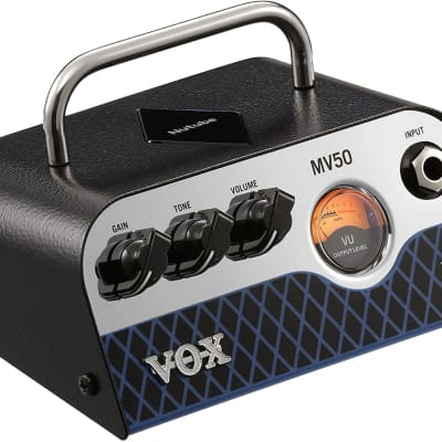 Vox MV50 ROCK - Electric Guitar Mini Amplifier, Blue - MV50CR image 1