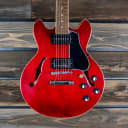 Gibson ES-339 Dot Neck Custom Shop Transparent Cherry Red