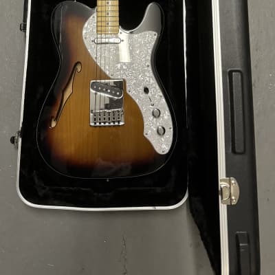 Fender Telecaster Thinline with Maple Fretboard 2014 - 3-Color Sunburst (MIM) image 16