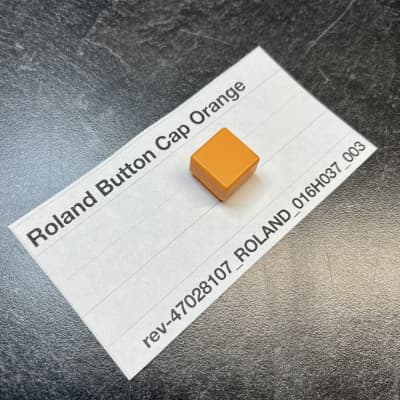 ORIGINAL Roland Orange Button Cap (016H037) for Juno-60, JSQ-60, MSQ-100, EP-6060, EP-11, etc