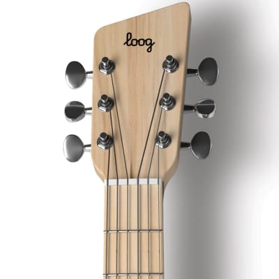Loog Pro VI 6 String Acoustic Guitar Yellow 329022 850003048291 image 3