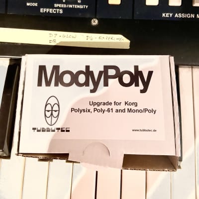 Korg PolySix Analog Polyphonic Synth with Tubbutec Modypoly Midi Mod image 8