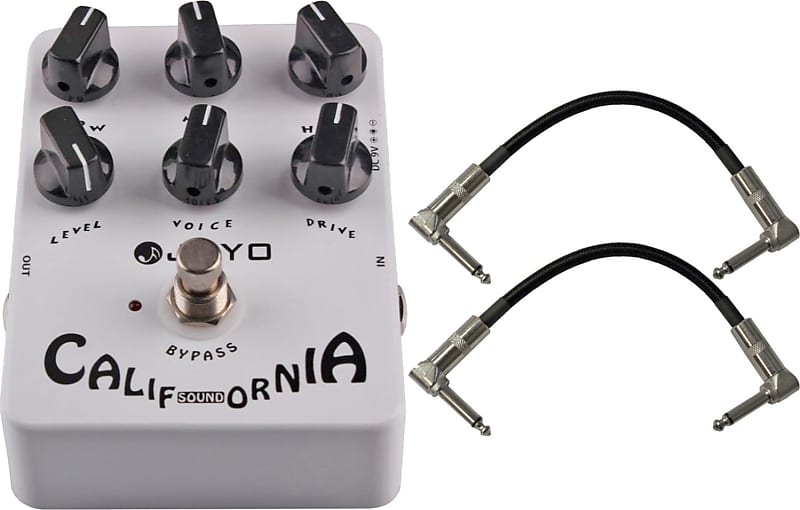 Joyo JF-15 California Sound Boogie MKII Tone Pedal US Dealer w/ 2 Patch Cables image 1