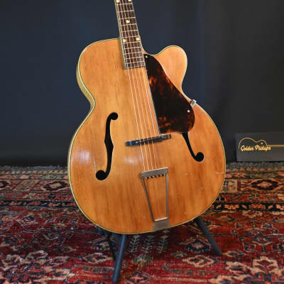 1950s Kay K1 Jumbo Archop Acoustic Jazz Guitar - Blonde Spruce Top for sale