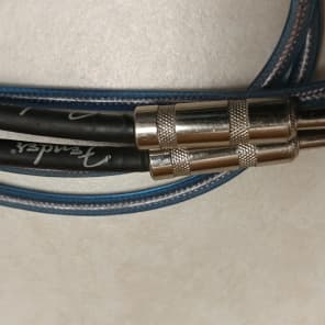 Fender & Neutrik 20 Ft. Guitar Cables (Blue/Black) image 2