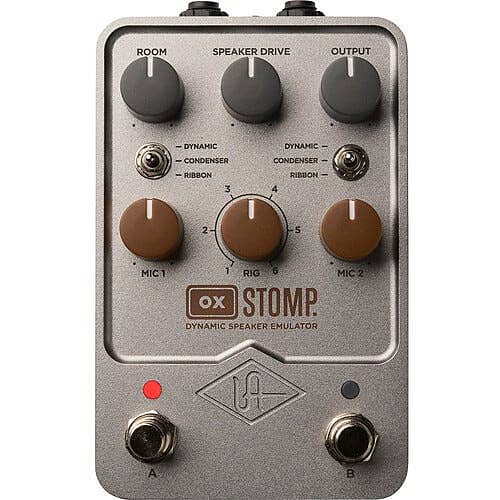 Universal Audio GPM-OXSTP UAFX OX Stomp Dynamic Speaker Emulator Pedal w/ Bluetooth image 1