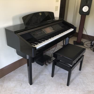 Yamaha Clavinova CVP-209 2002 Black | Reverb