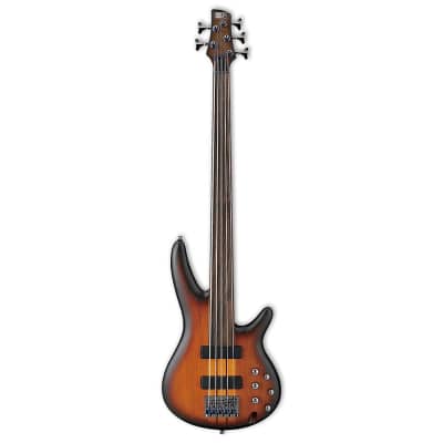 Ibanez SRH505F Bass Workshop Semi-Hollow 5-String Natural Brown 