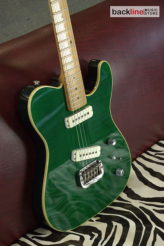 G&L ASAT Custom 1996 - Clear Forest Green image 1
