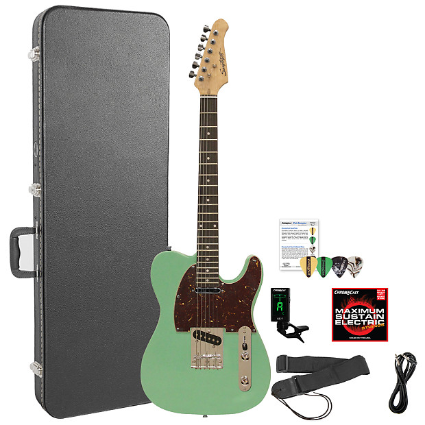 Sawtooth ST ET SGRT KIT 6 Electric Guitar Kit Surf Green with