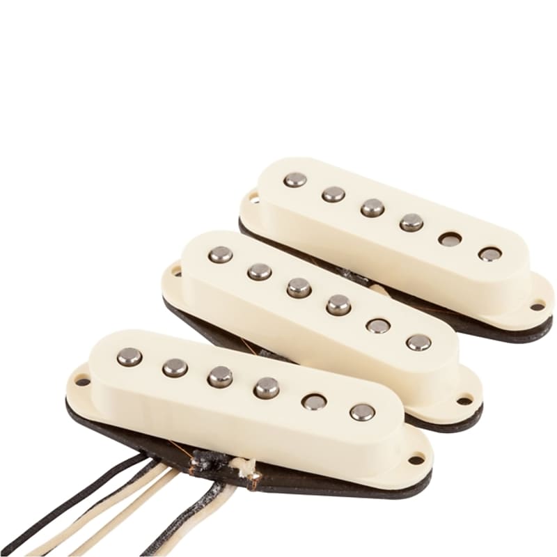 Fender Pure Vintage '57/'62 Stratocaster® Pickup Set, Aged White, 0992117000 image 1
