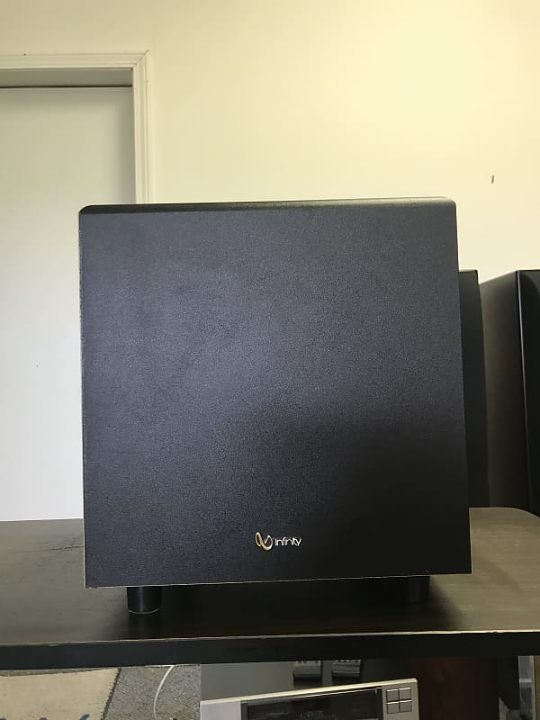 Infinity BU1 Black Vintage Powered Subwoofer Reverb