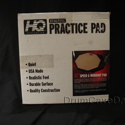 12" REAL FEEL PRACTICE PAD, EMBOSSED LOGO, DOUBLE SIDED YELLOW & BLACK, in ORIGINAL BOX!! image 3