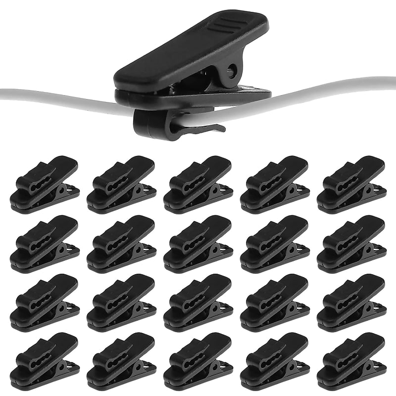 24 Pack Clips For Earphone Wire, Headphone Mount Cable Reverb
