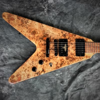 🔥ON-SALE! Black Diamond Colossus  Flying V (offset points) Custom Guitar Hand Crafted image 4