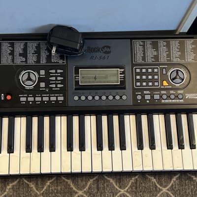 RockJam RJ761 61 Key Electronic Interactive Teaching Piano Keyboard w/Stand