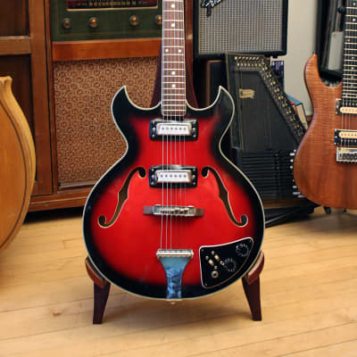 Maxitone Hollow Body Electric MIJ 1960s - Red image 3