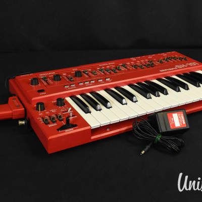Roland SH-101 Red Vintage Monophonic Synthesizer W/ MGS-1 Modalation Grib
