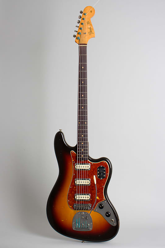 Fender Bass VI Electric 6-String Bass Guitar (1962), ser. #66597, original  brown tolex hard shell case.