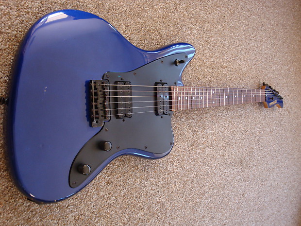 Fernandes JG-45 Jaguar 1999 Blue/Black Made In Japan | Reverb