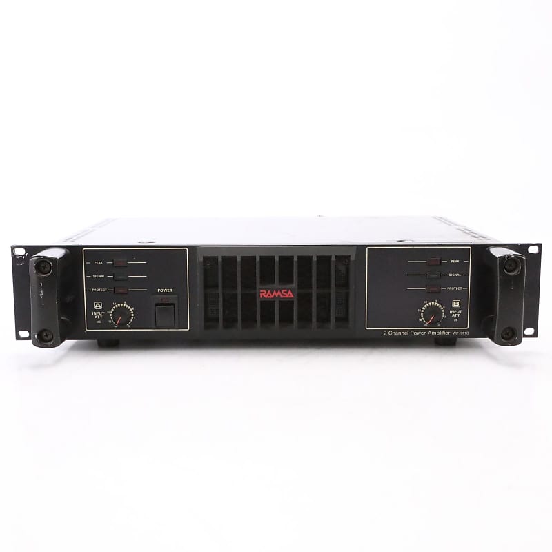 ナショナルRAMSA パワーアンプWP-9110 Panasonic National RAMSA WP-9110 ナショナル ラムサ 業務用